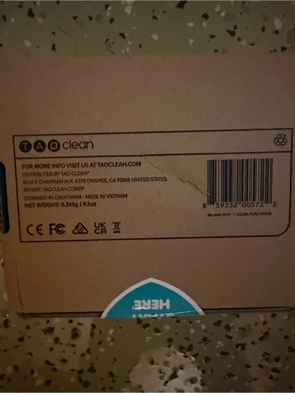 TAO Germ Shield Travel Toothbrush UV Sanitizer